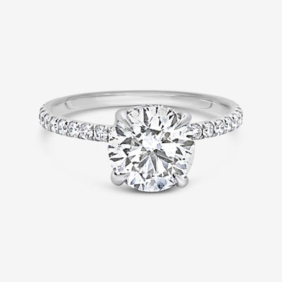 Preset 1.81ct Round Diamond Engagement Ring