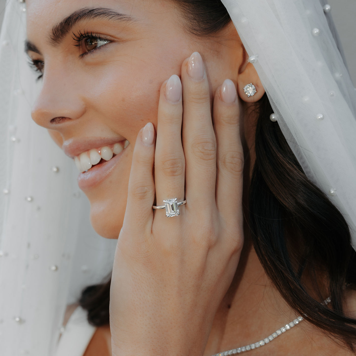 emerald cut diamond engagement ring