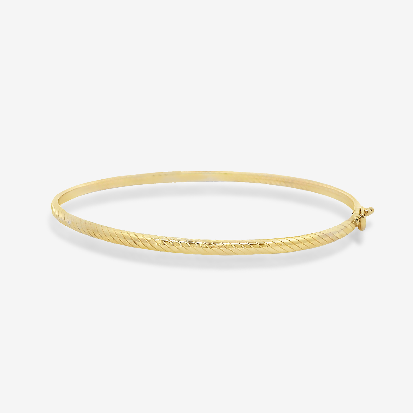 Rope Textured Bangle Bracelet