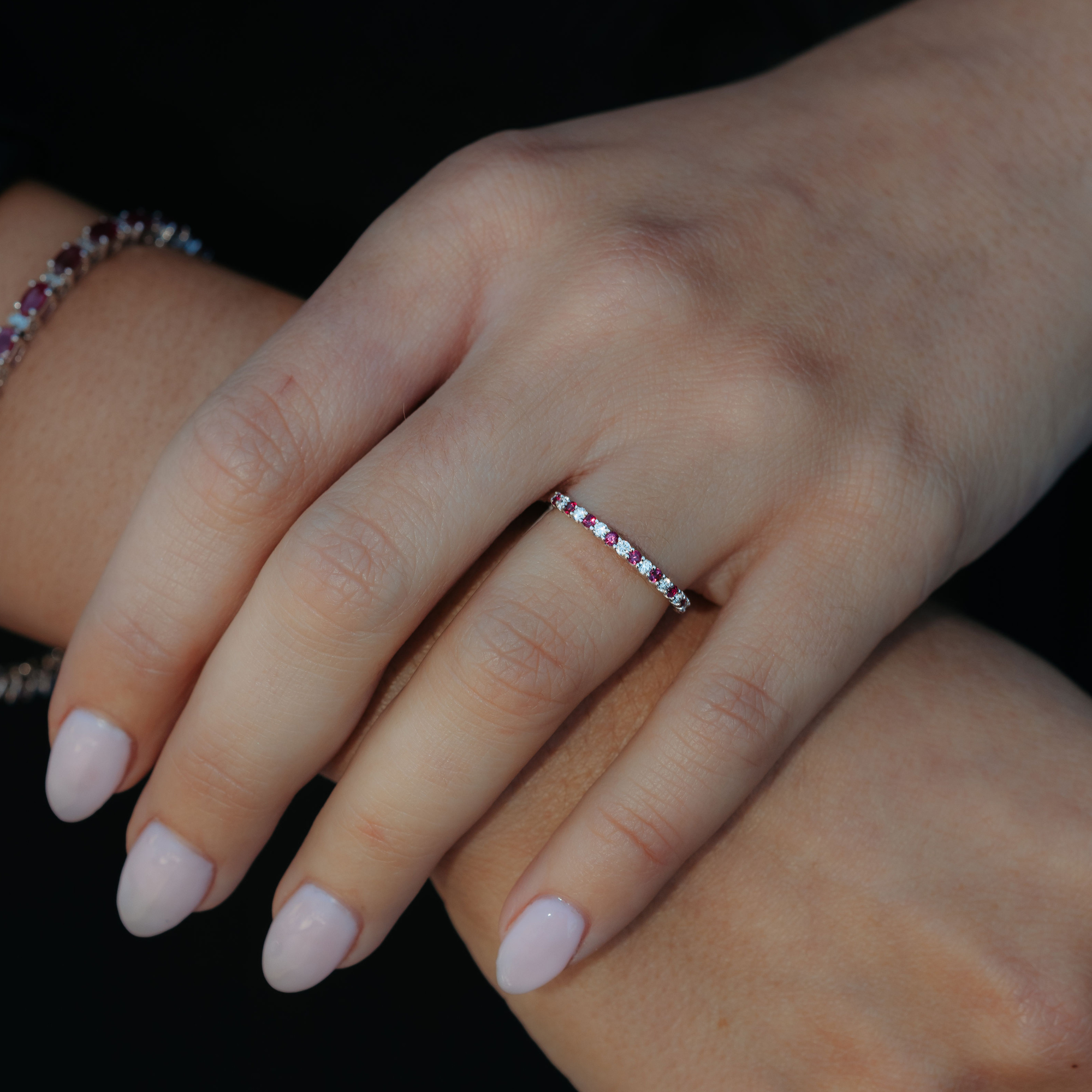 ruby and diamond ring