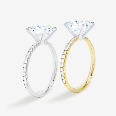 Salute - Round Engagement Ring