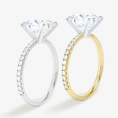 Salute - Round Engagement Ring