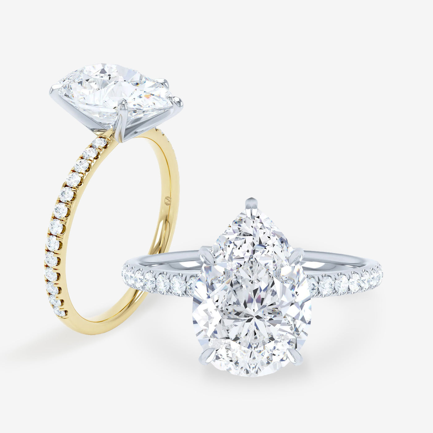 Salute - Pear Engagement Ring