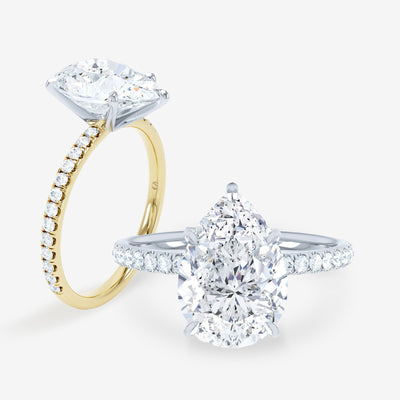 Salute - Pear Engagement Ring