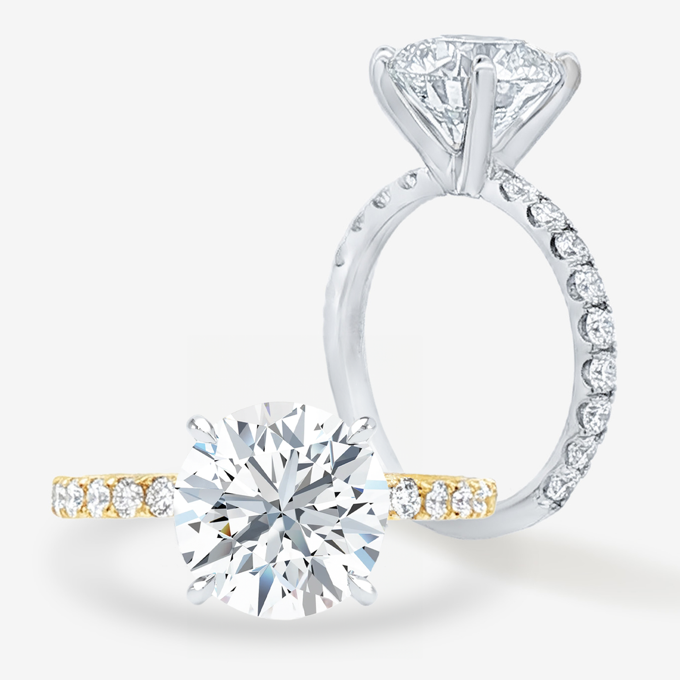 Salute XL - Round Engagement Ring