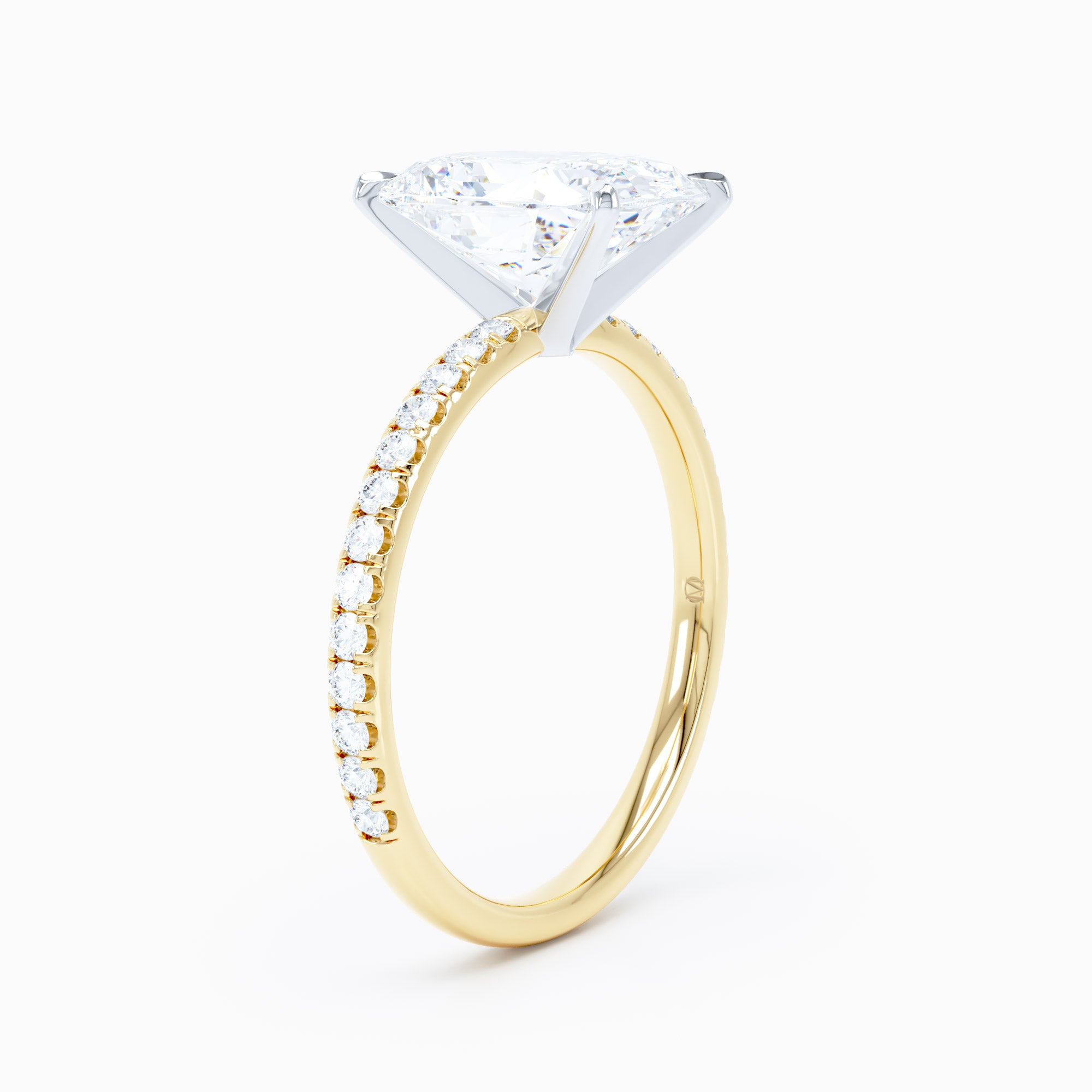 cushion cut diamond engagement ring