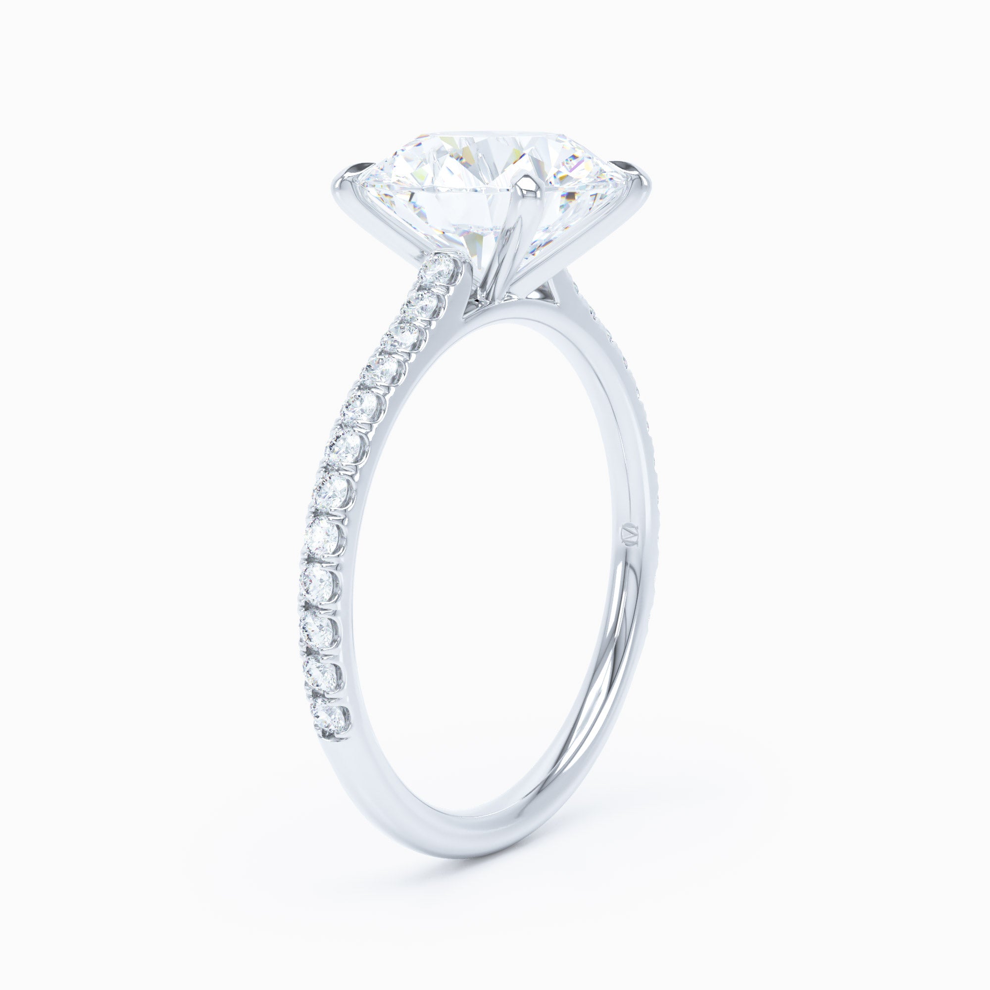 white gold oval cut diamond engagement ring