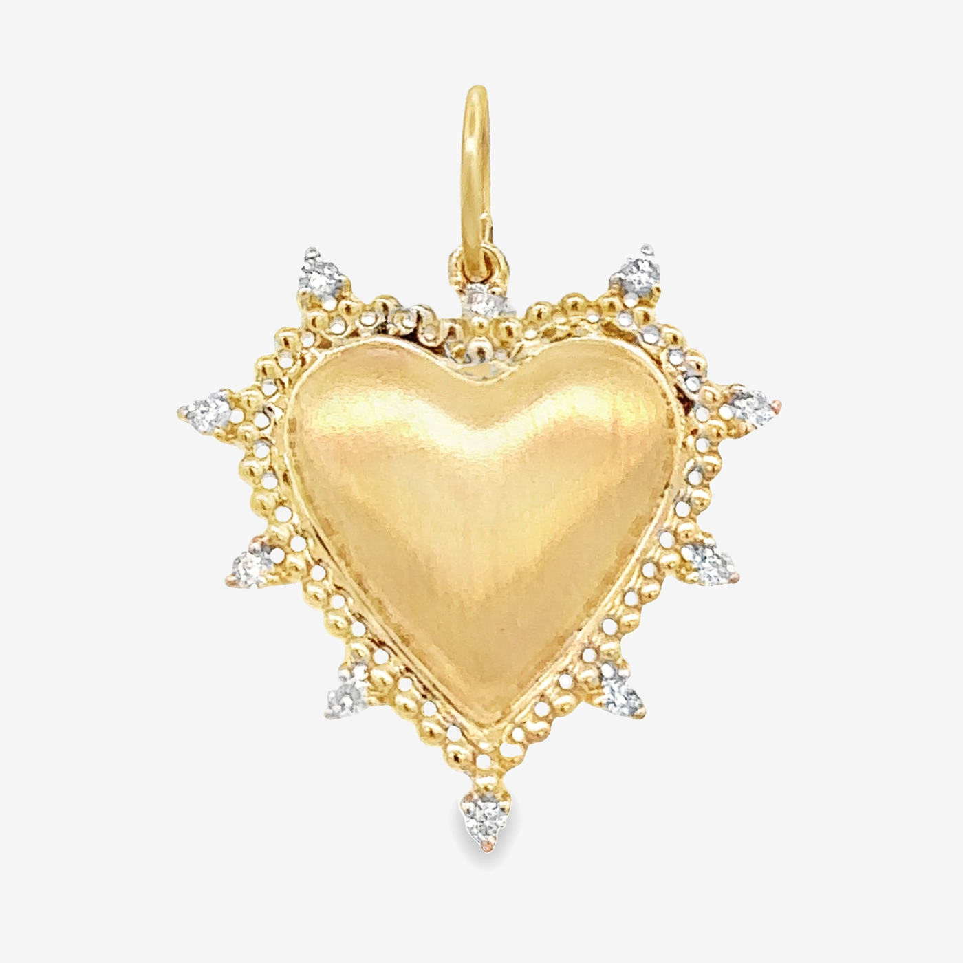 Satin Bead It Diamond Heart Pendant