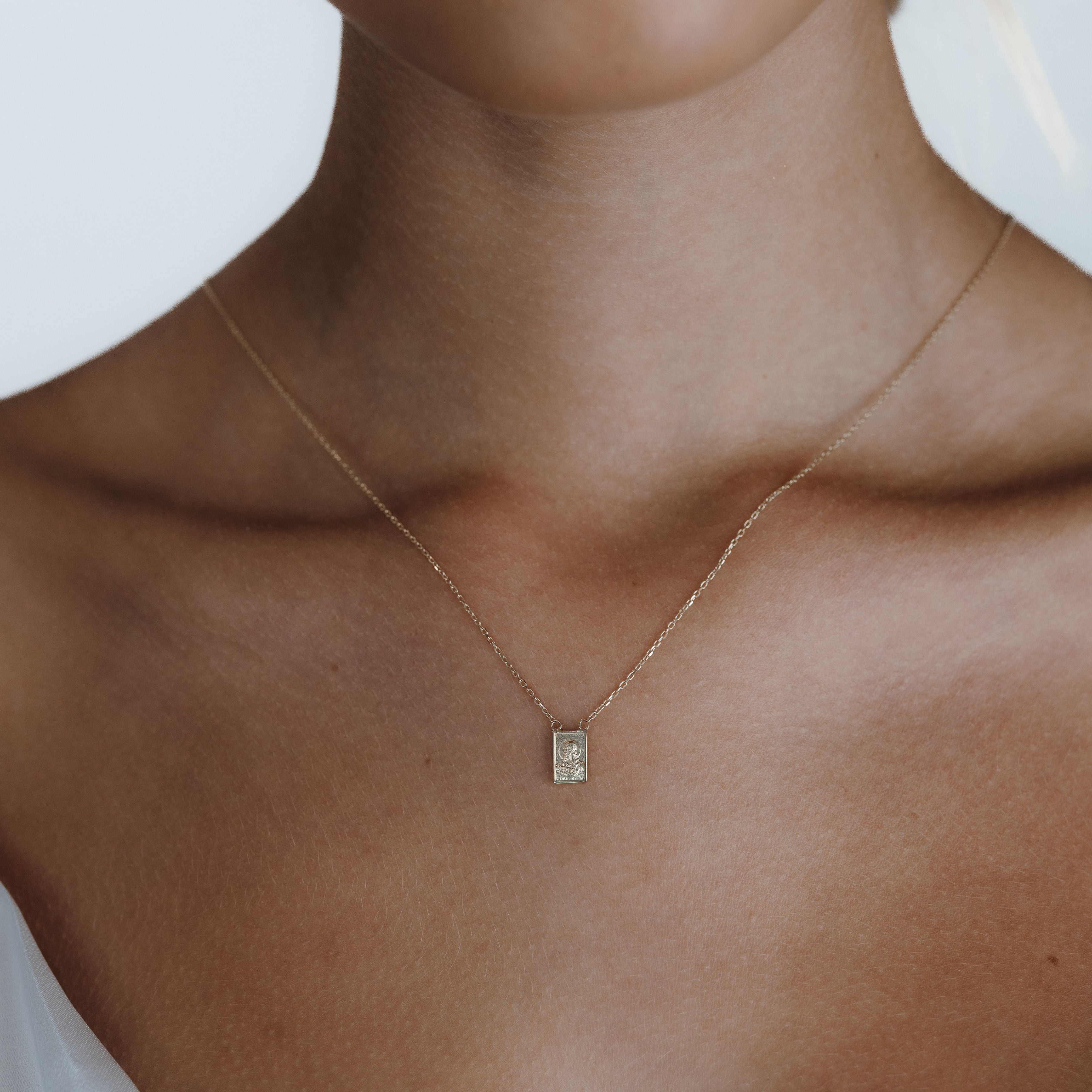 catholic scapular religious necklace