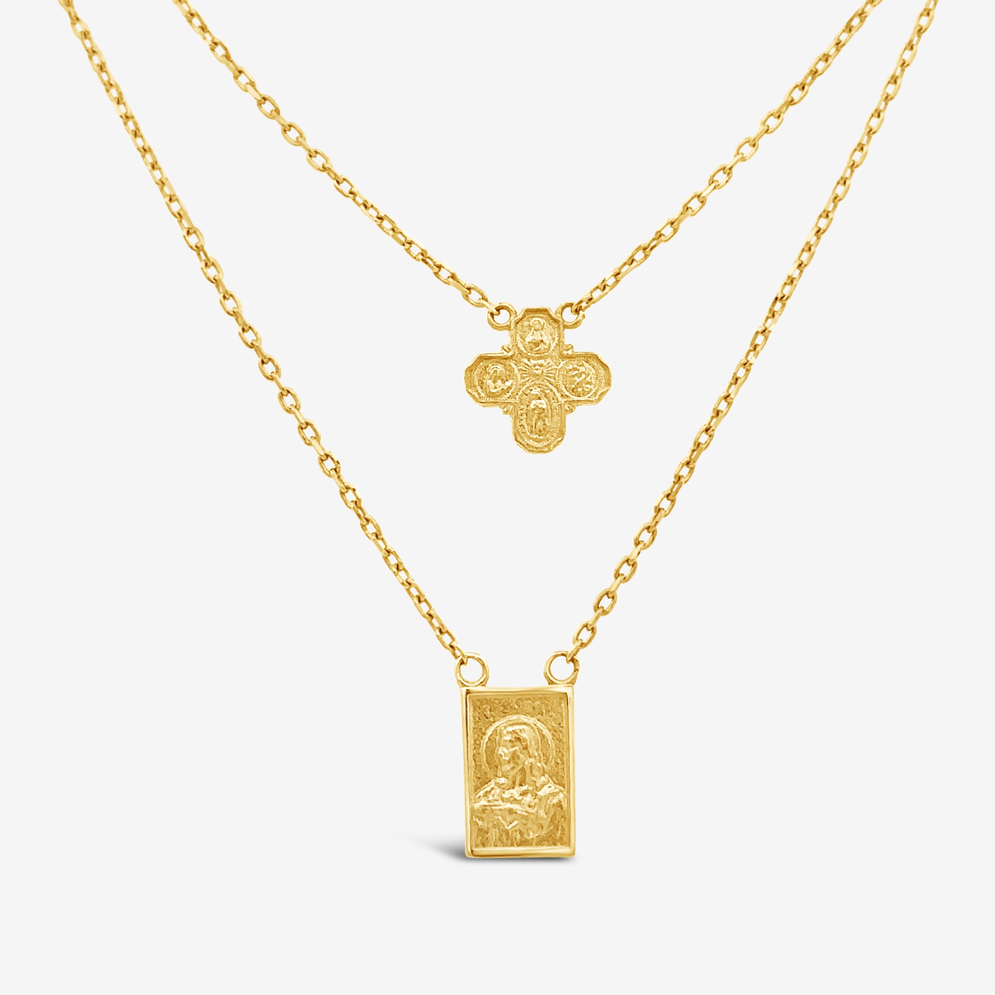 catholic scapular religious necklace