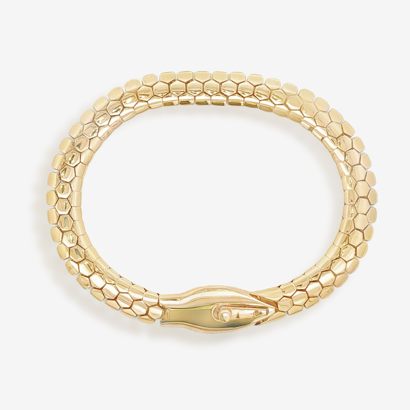 Serpent Link Gold Bracelet