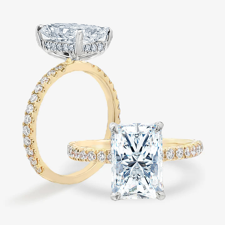 Silhouette - Radiant Cut Engagement Ring
