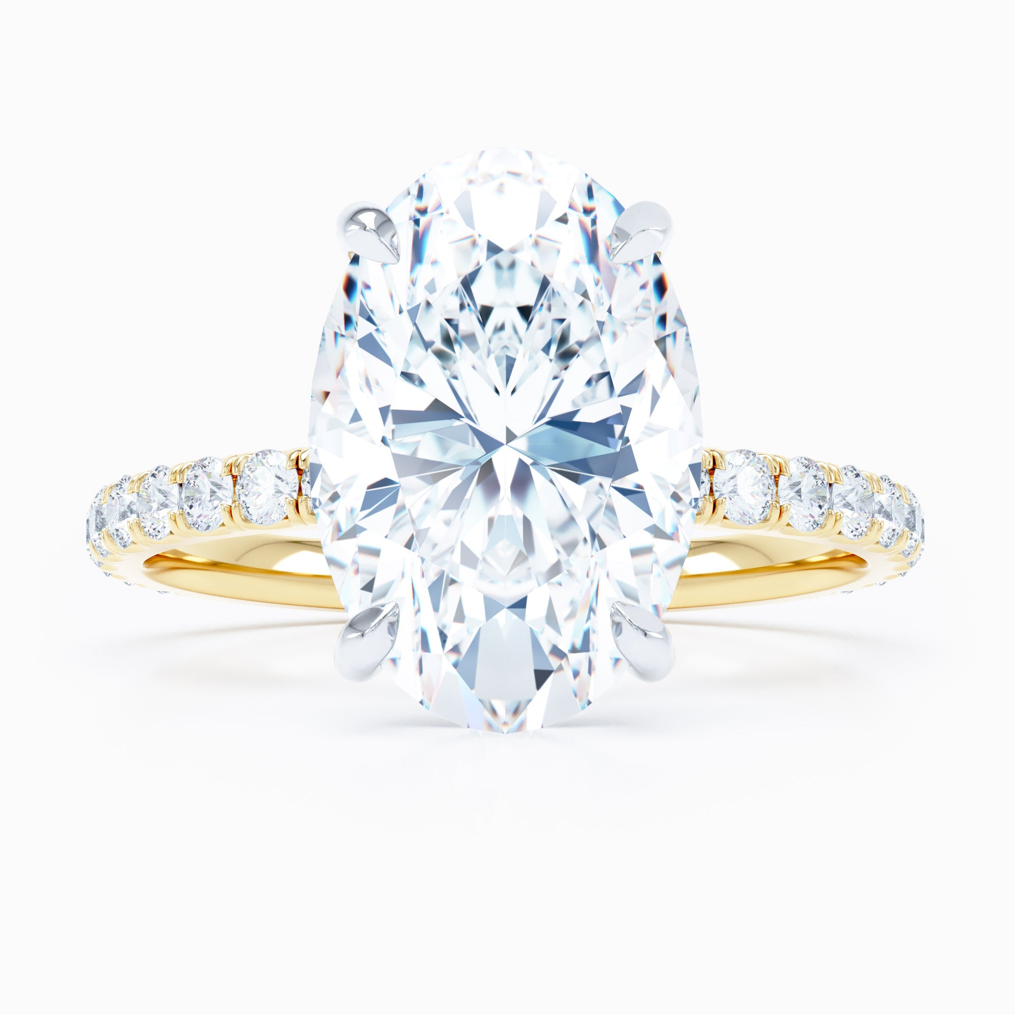 oval cut diamond engagement ring