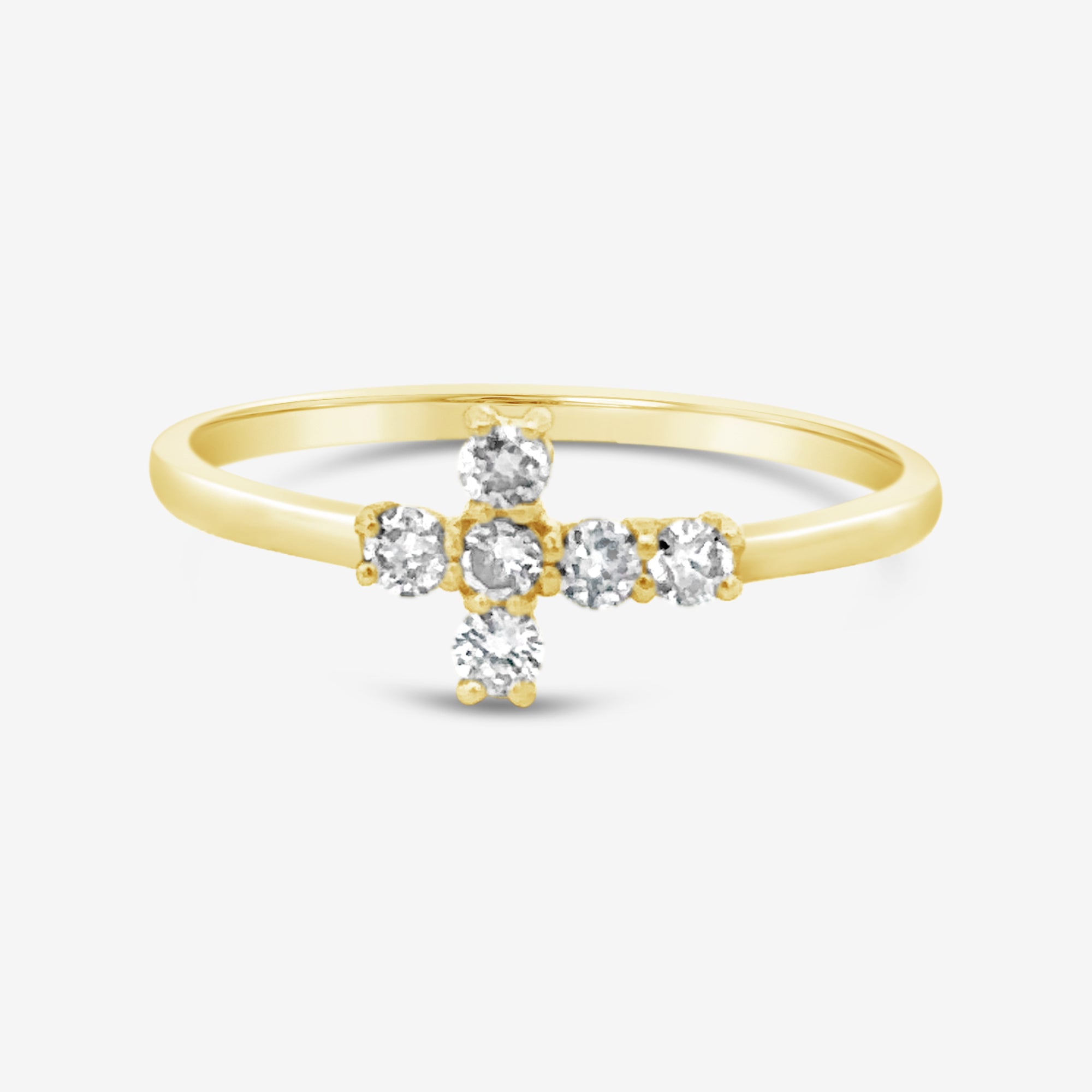 diamond cross ring