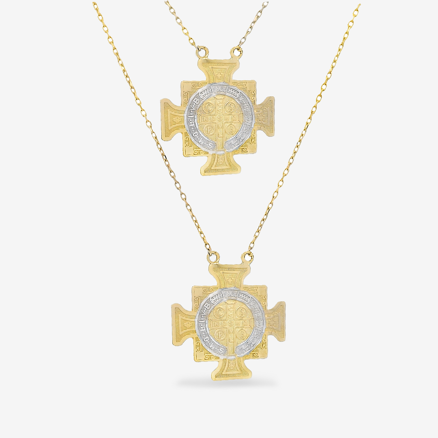 St. Benedict DBL Sided Scapular Necklace