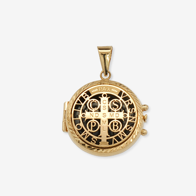 St Benedict Locket Charm