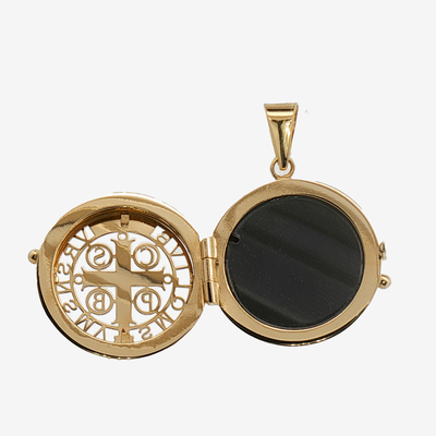 St Benedict Locket Charm