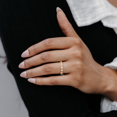 Stackable Bead Style Ring
