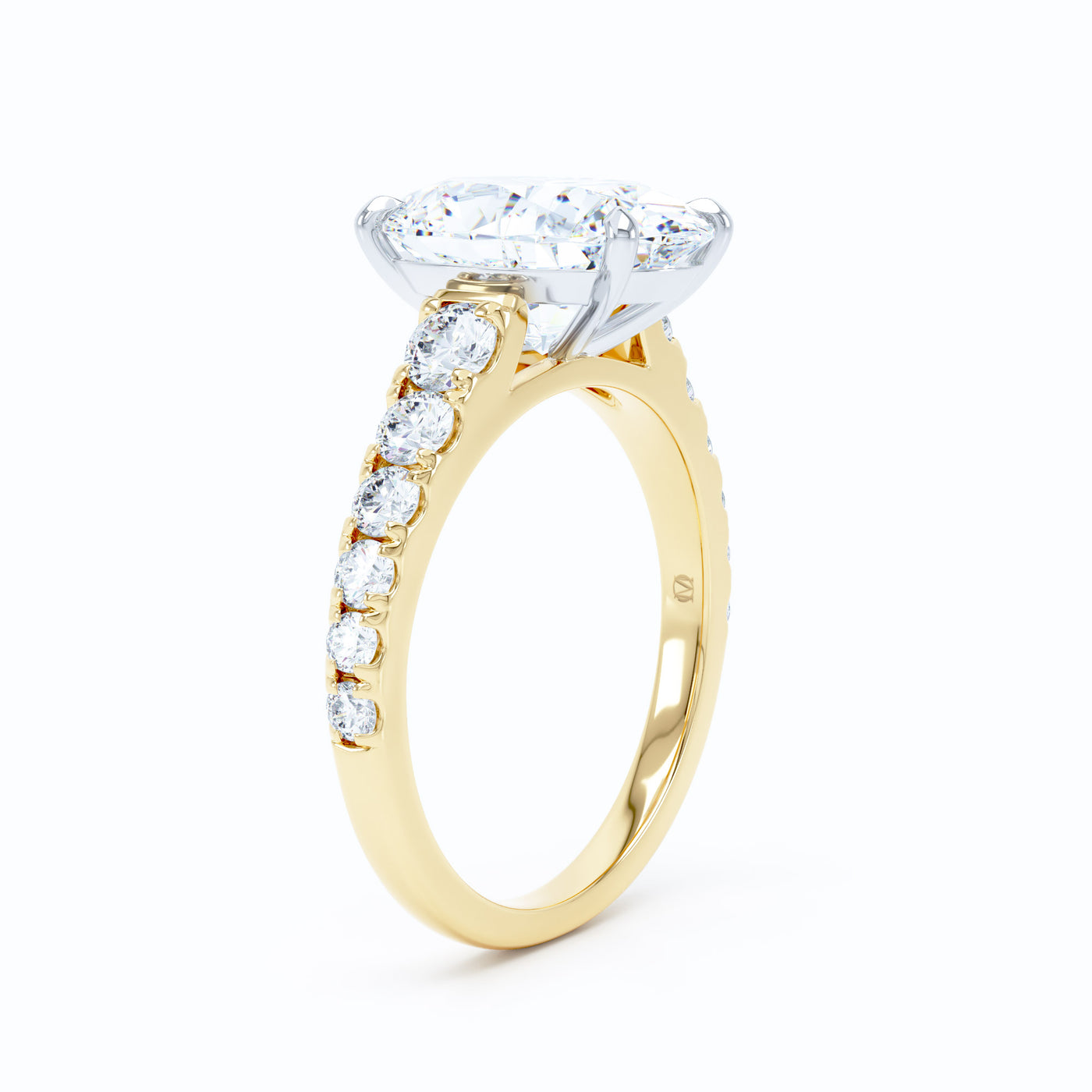 oval cut diamond engagement ring