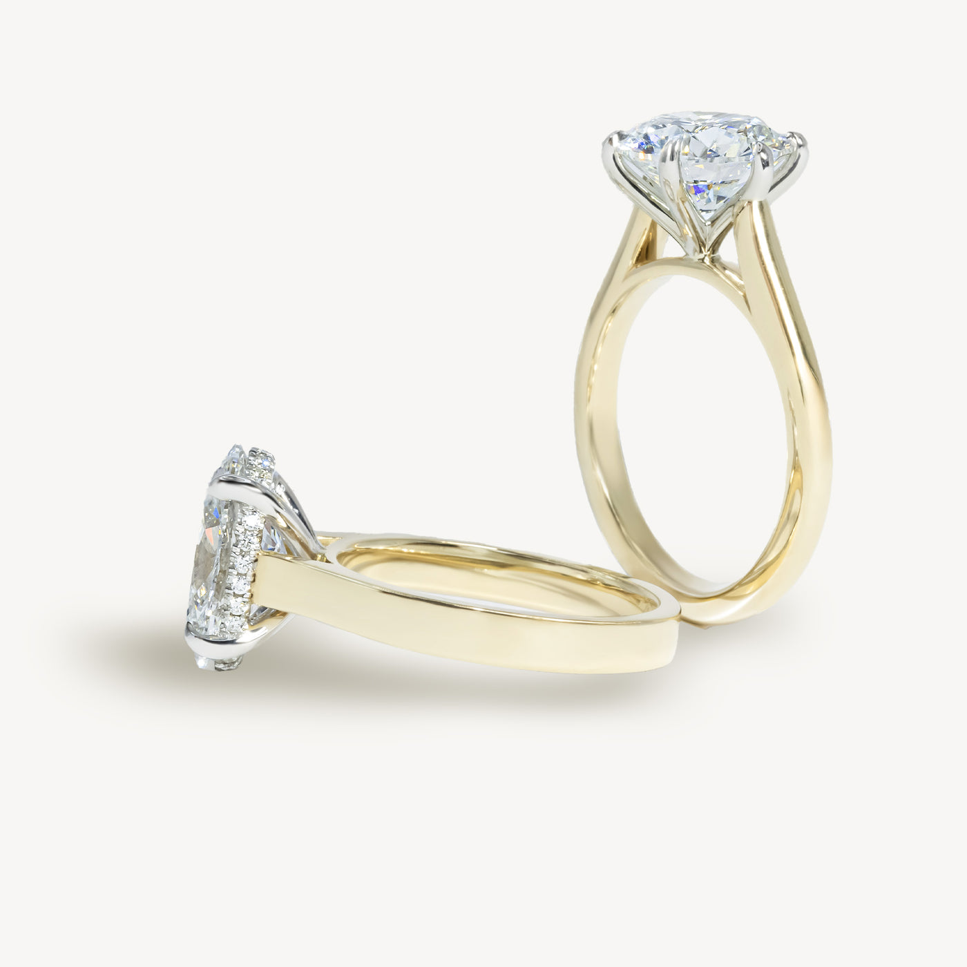 Swan Cathedral Engagement Ring