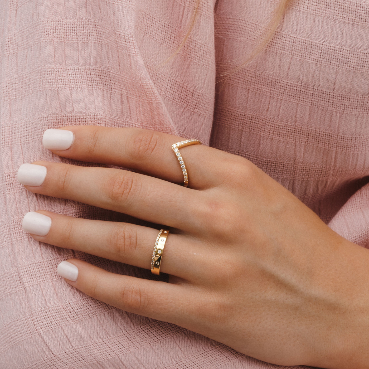Cvpoint Ring The Diamond V Ring