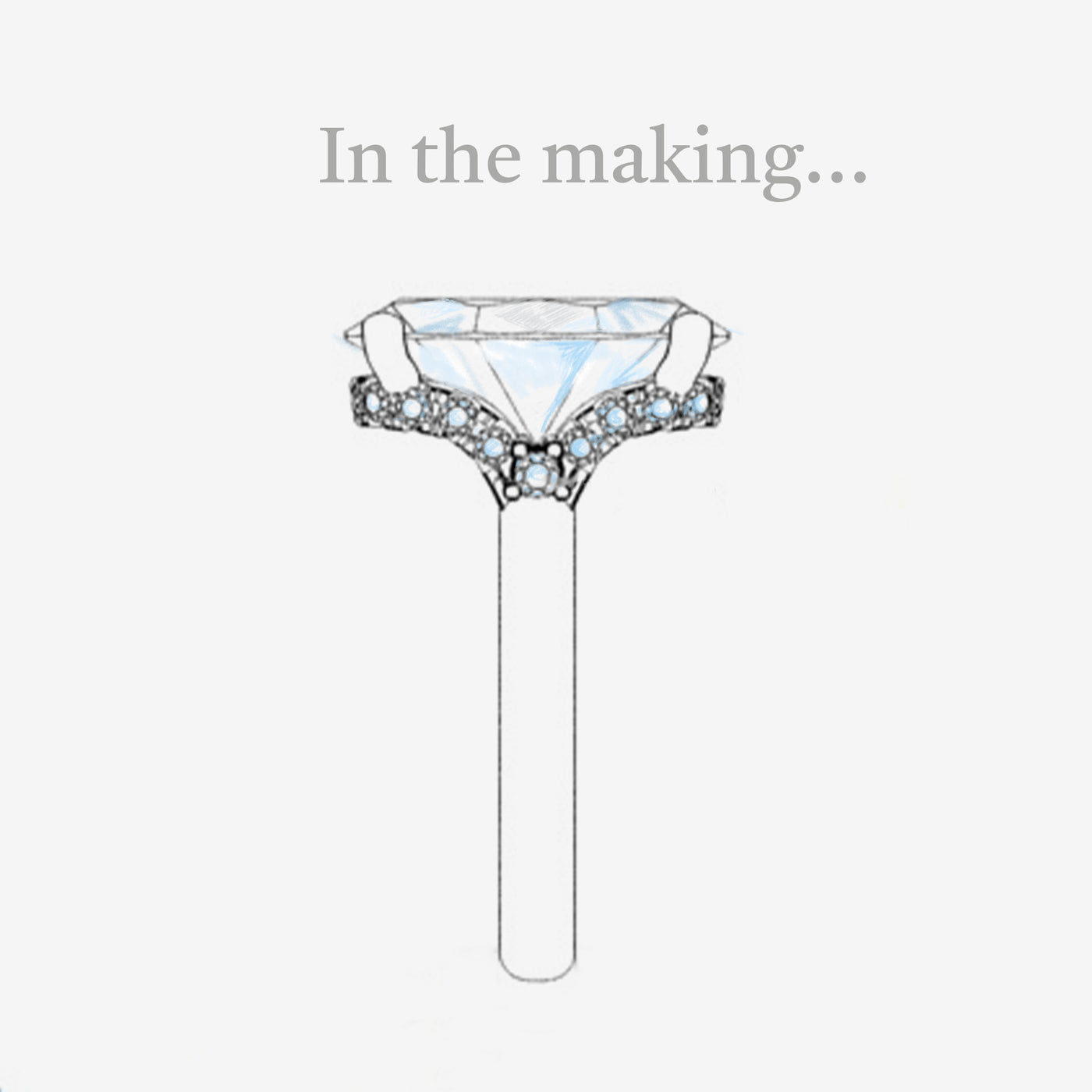 Unique Hidden Halo - #5 - Oval Engagement Ring