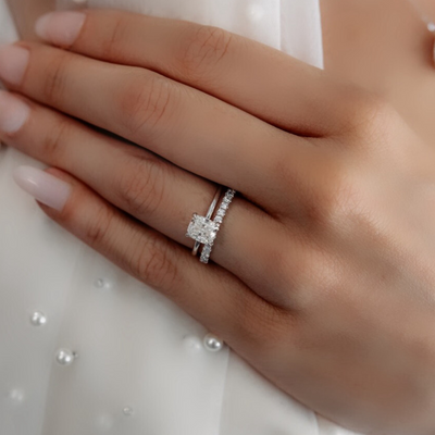 Preset 1.30CT Cushion Cut Diamond Engagement Ring