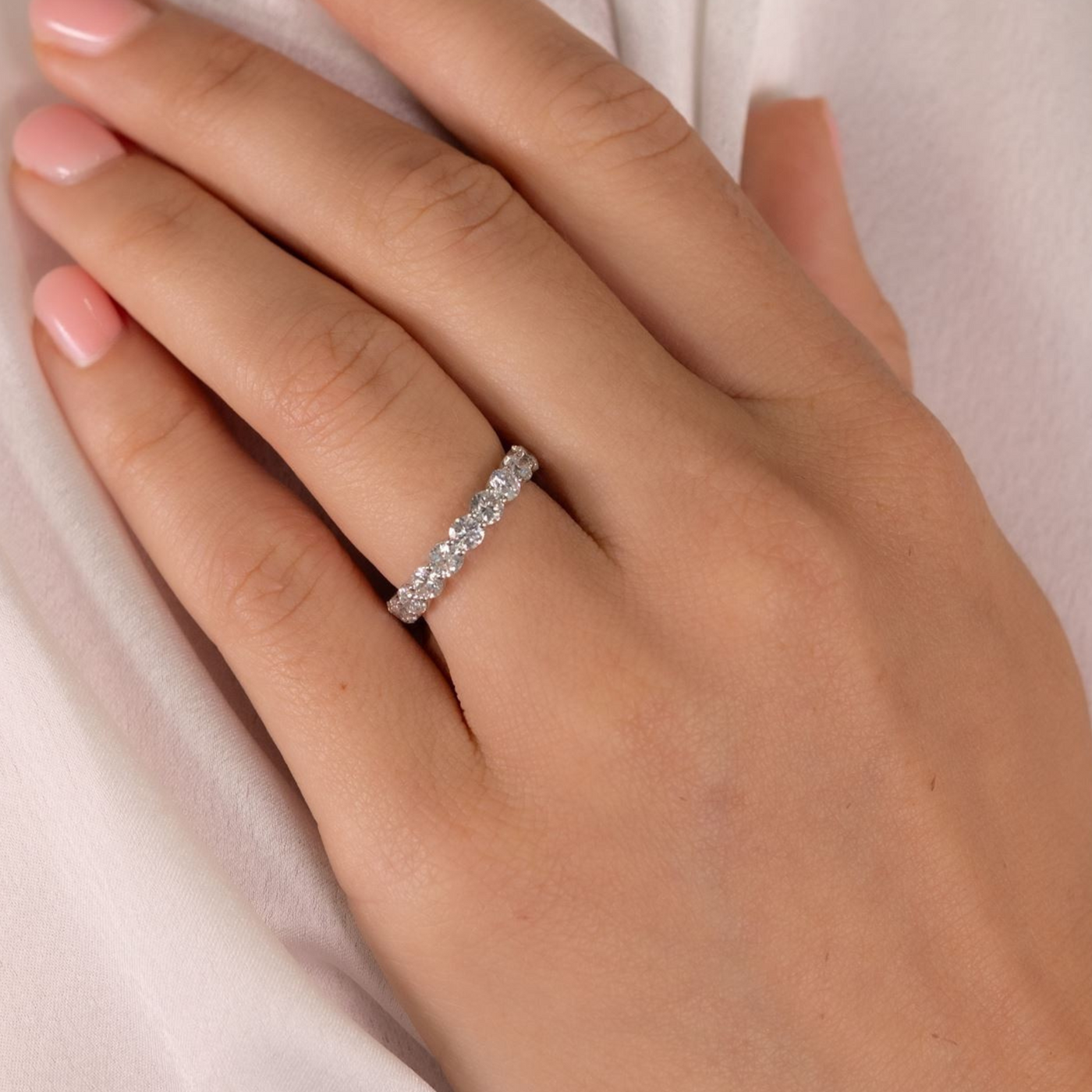 1.50CT 3/4 Shared Prong Diamond Ring