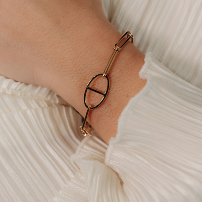 4.5MM Monaco Paperclip Link Bracelet