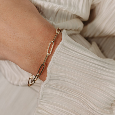 4.25MM Paperclip Link Bracelet