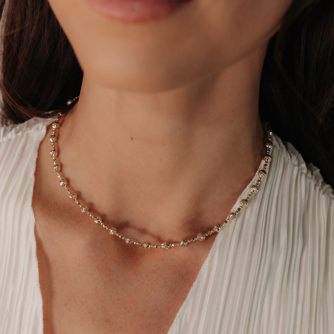 Bright Cut Bead It Collection Necklace