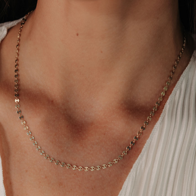 18 Inch Cleona Link Necklace