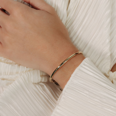 3mm Classic Forever Solid Gold Bangle