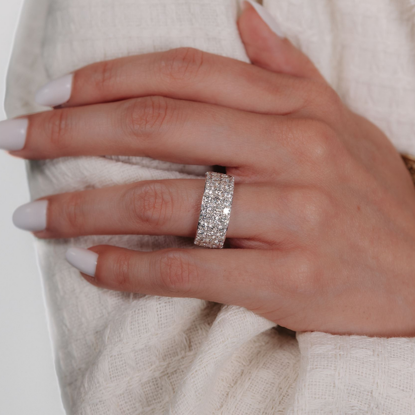 1/2 Way 2.75CT Wide Diamond Ring