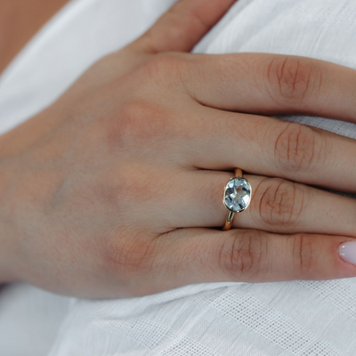 colored gemstone cocktail ring