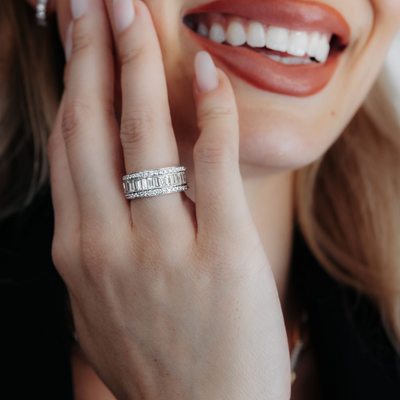 Baguette & Round 1.70CT Diamond Ring