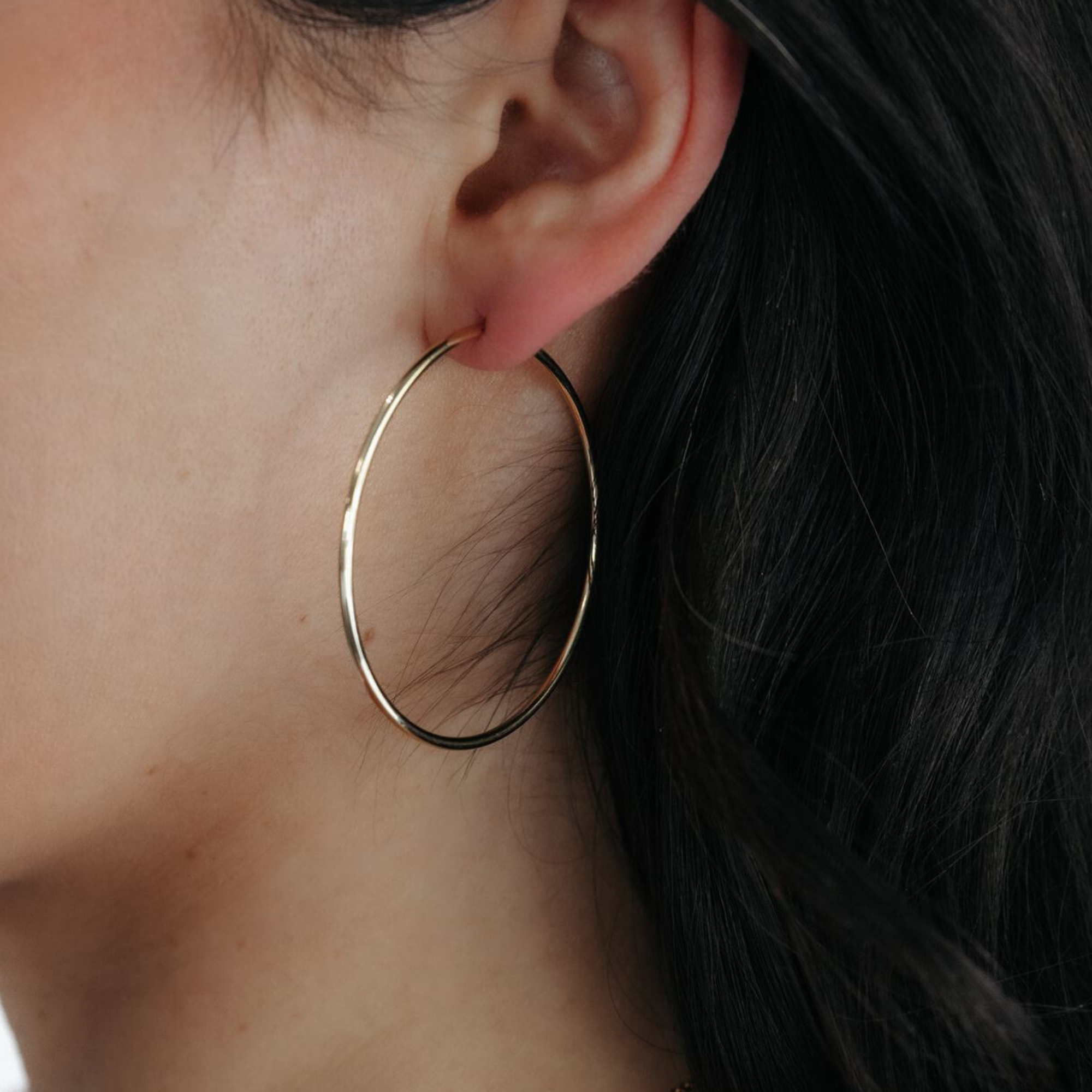 classic gold hoop earrings