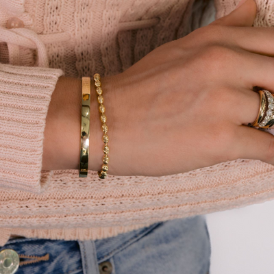 Oval Ice Bead It Bracelet
