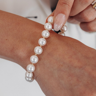 8mm Bead It Pearl Bracelet
