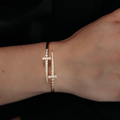 sword themed bangle bracelet