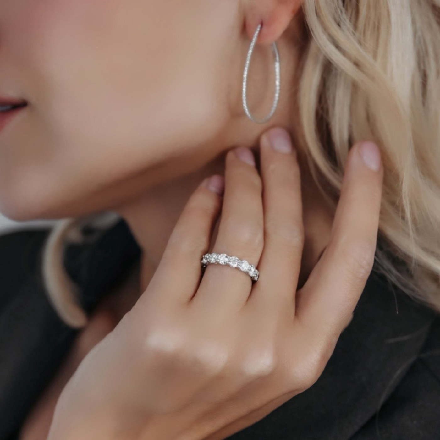 Finesse Collection 3.40CT Diamond Eternity Ring