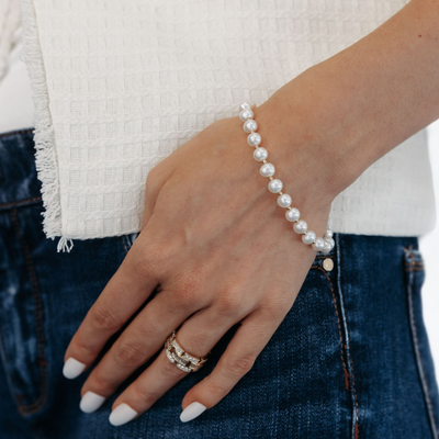 6-6.5MM Bead It Pearl Bracelet