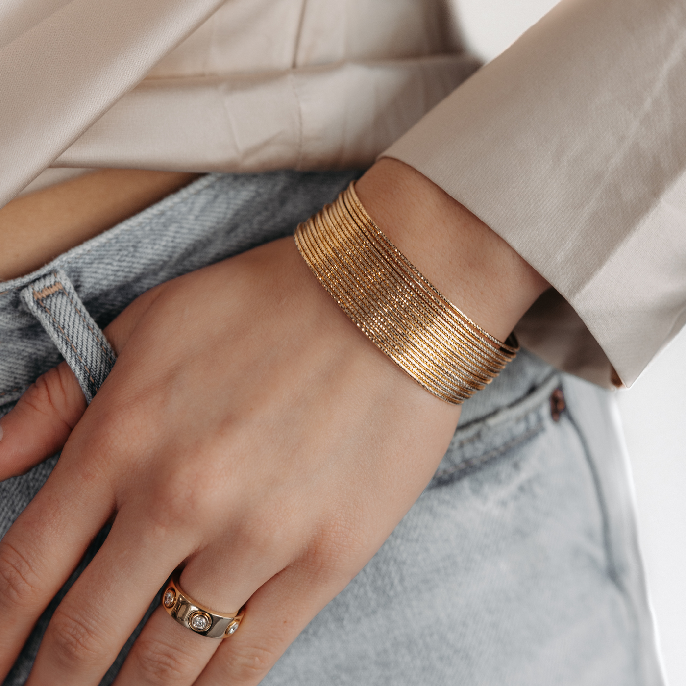 gold cuff bangle bracelet