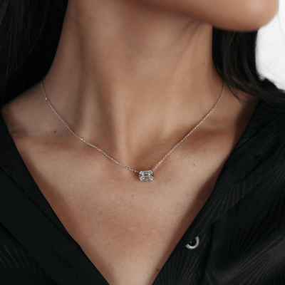 diamond solitaire neckalce
