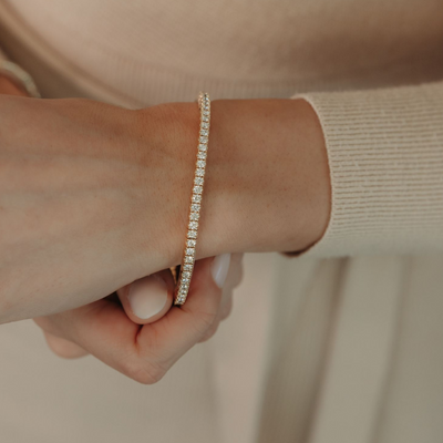 1.85CT Halfway Flex Bangle Bracelet