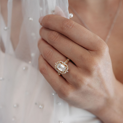 Venetian Guild - Emerald Cut Engagement Ring