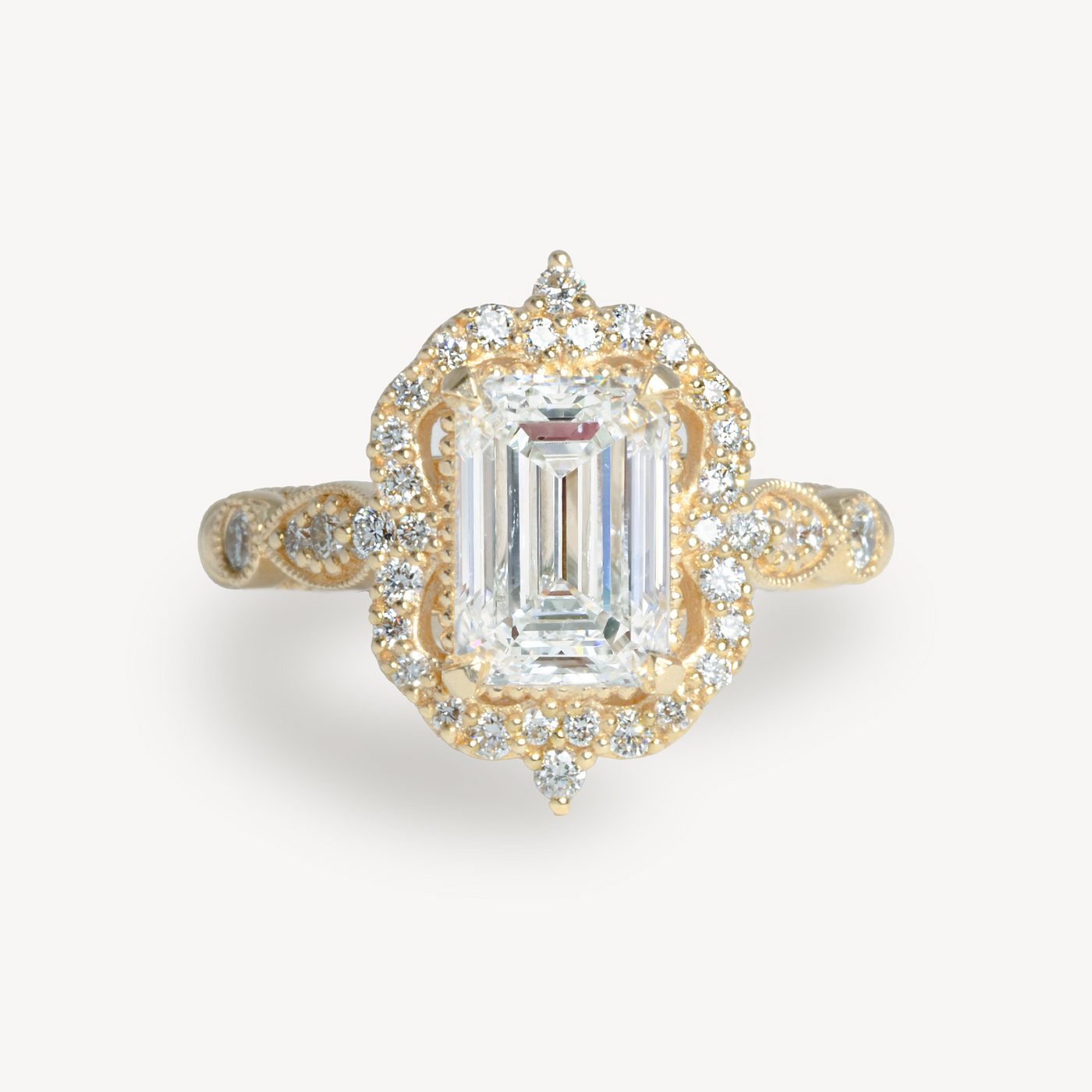 Venetian Crown Engagement Ring