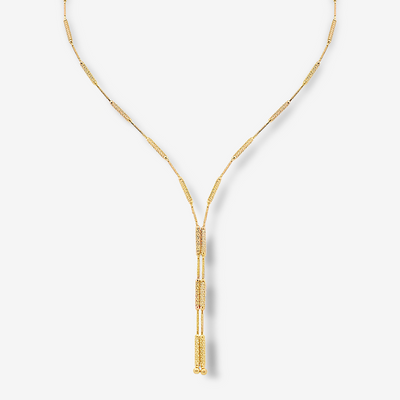 Versatile Styling Gold Lariat Necklace or Bracelet