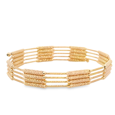 Versatile Styling Gold Lariat Necklace or Bracelet