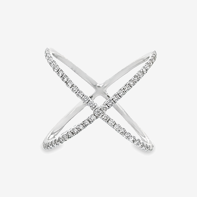 diamond x ring